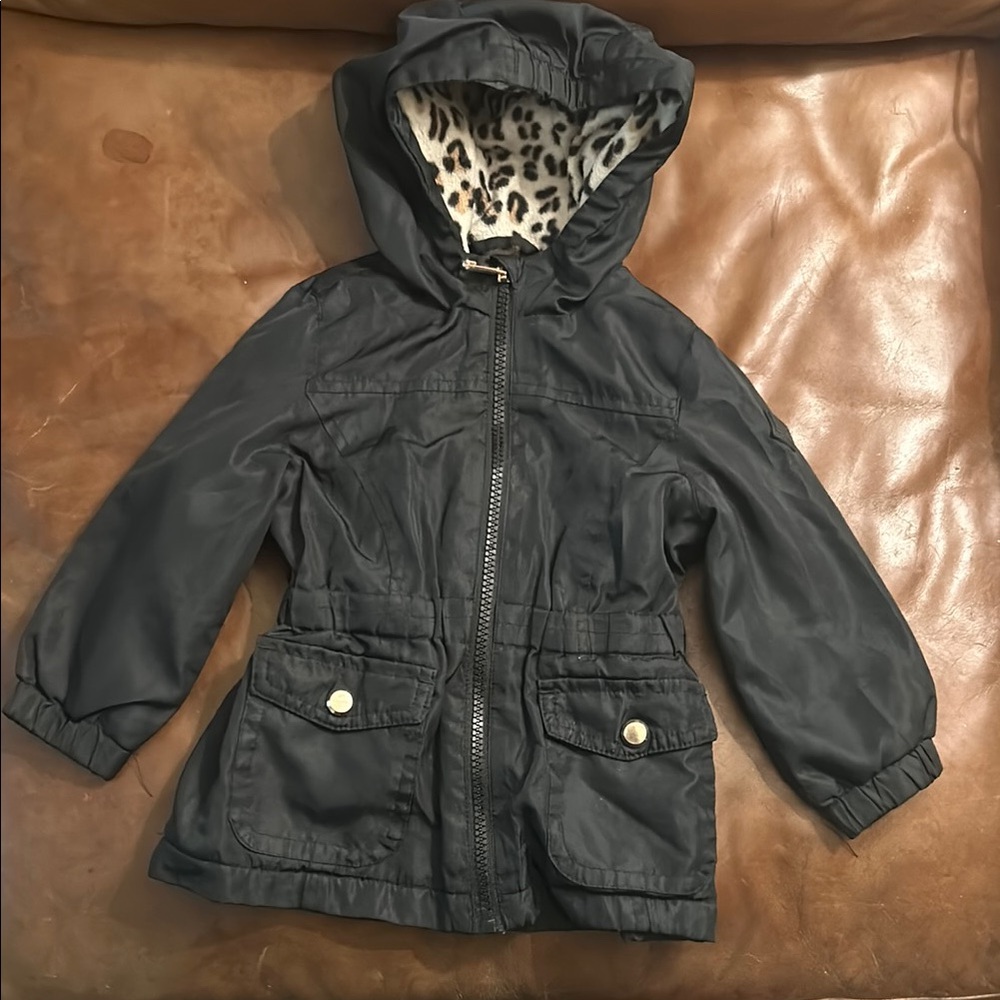 Steve Madden Black Raincoat Essential for All-Weather Protection